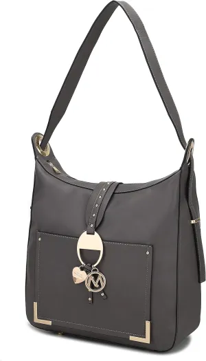MKF Hobo Bag for Women – PU Leather Shoulder Purse Pocketbook Fashion – Top Handle Multi Pocket Handbag