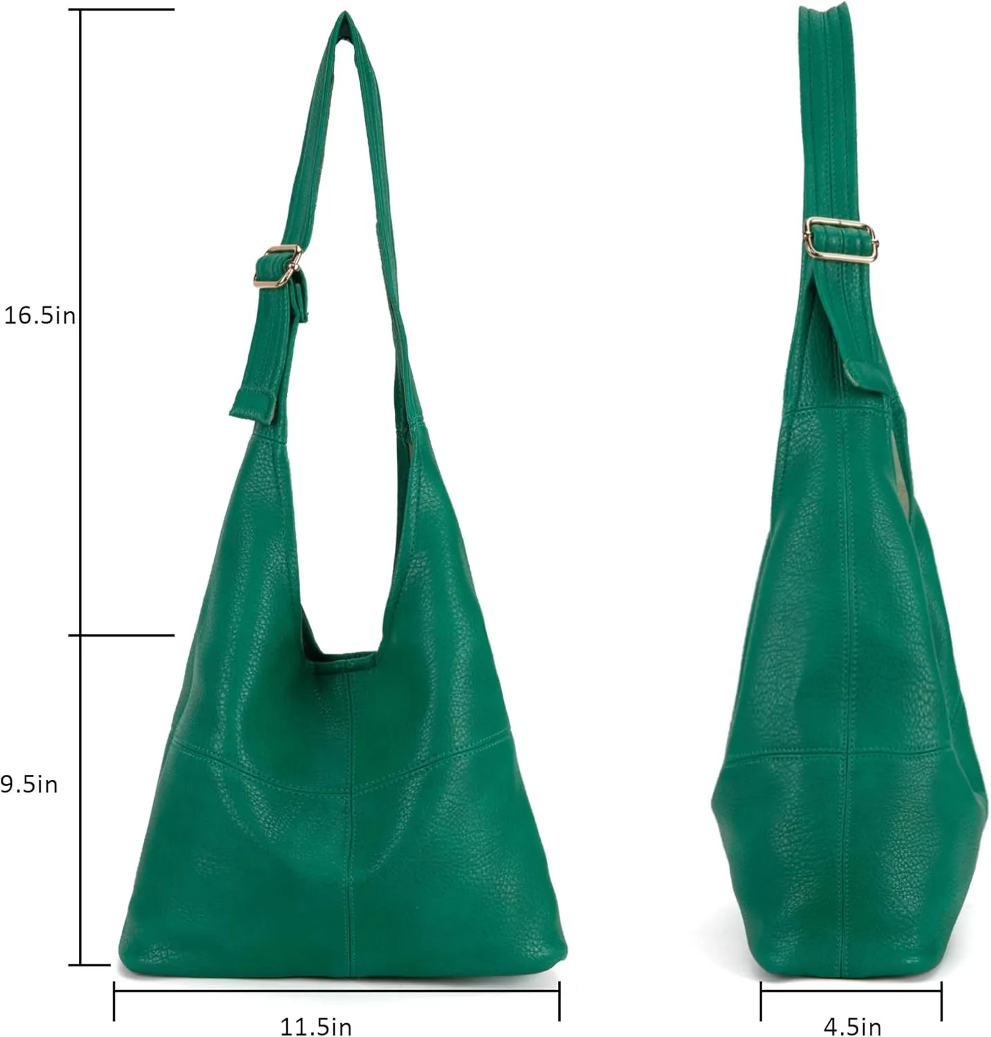 Montana West Hobo Bags Purse for Women Ultra Soft Foldable Shoulder Slouchy Handbags with Cosmetic bag