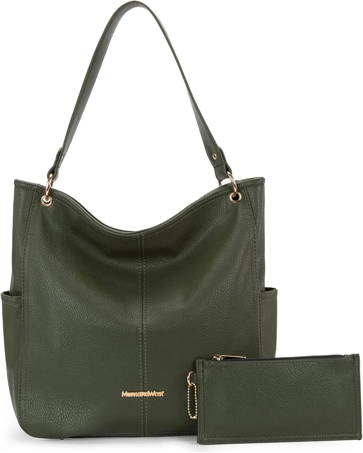 Montana West Hobo Purses for Women Soft Top Handle Shoulder Bag with Wallet Set