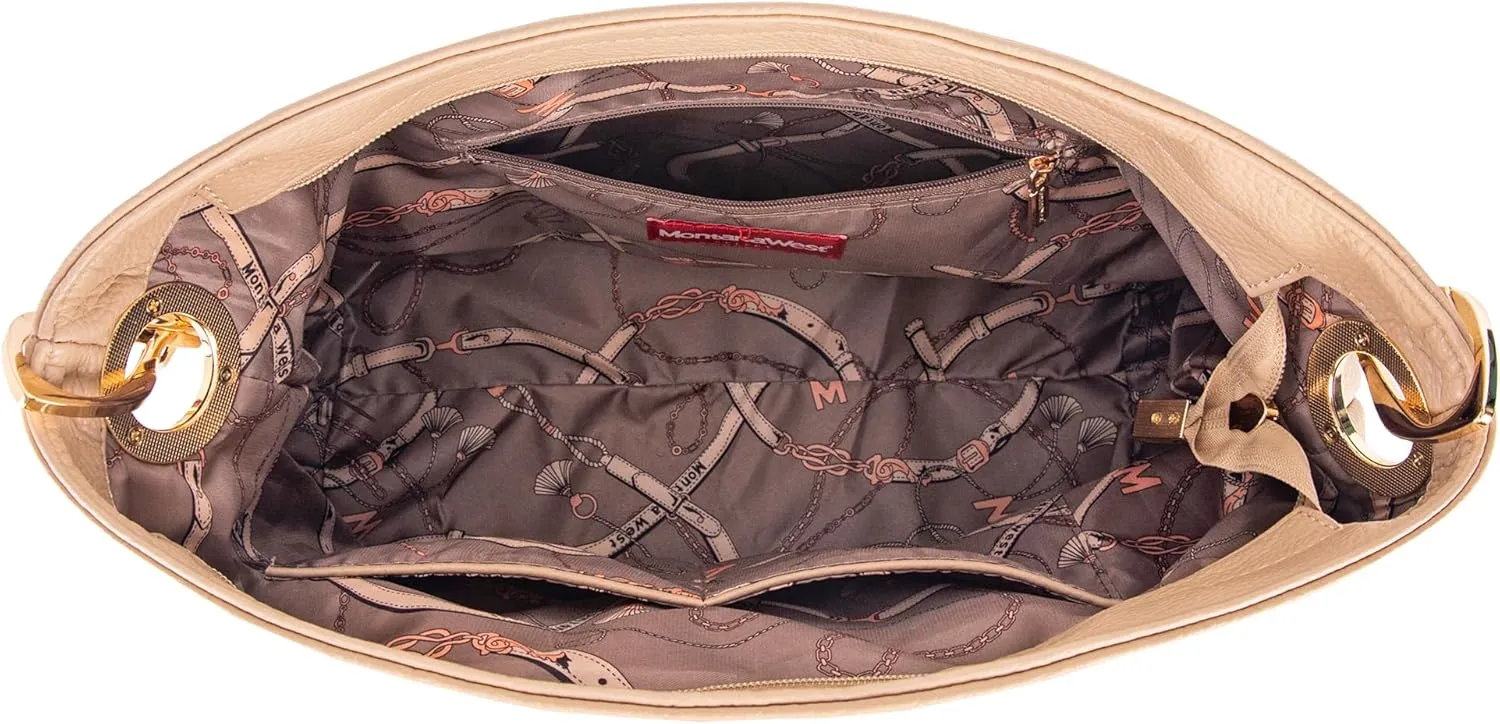 Montana West Medium Hobo Bags for Women Top Handle Satchel Shoulder Purse Bucket Handbag