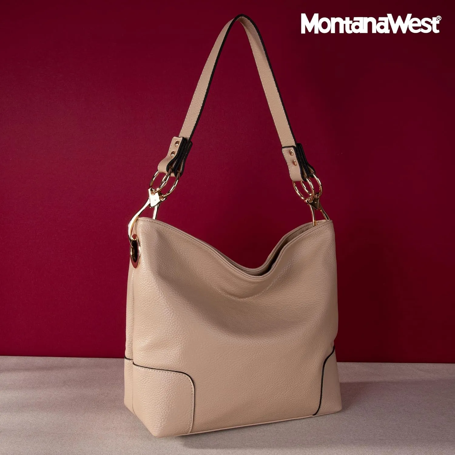 Montana West Medium Hobo Bags for Women Top Handle Satchel Shoulder Purse Bucket Handbag