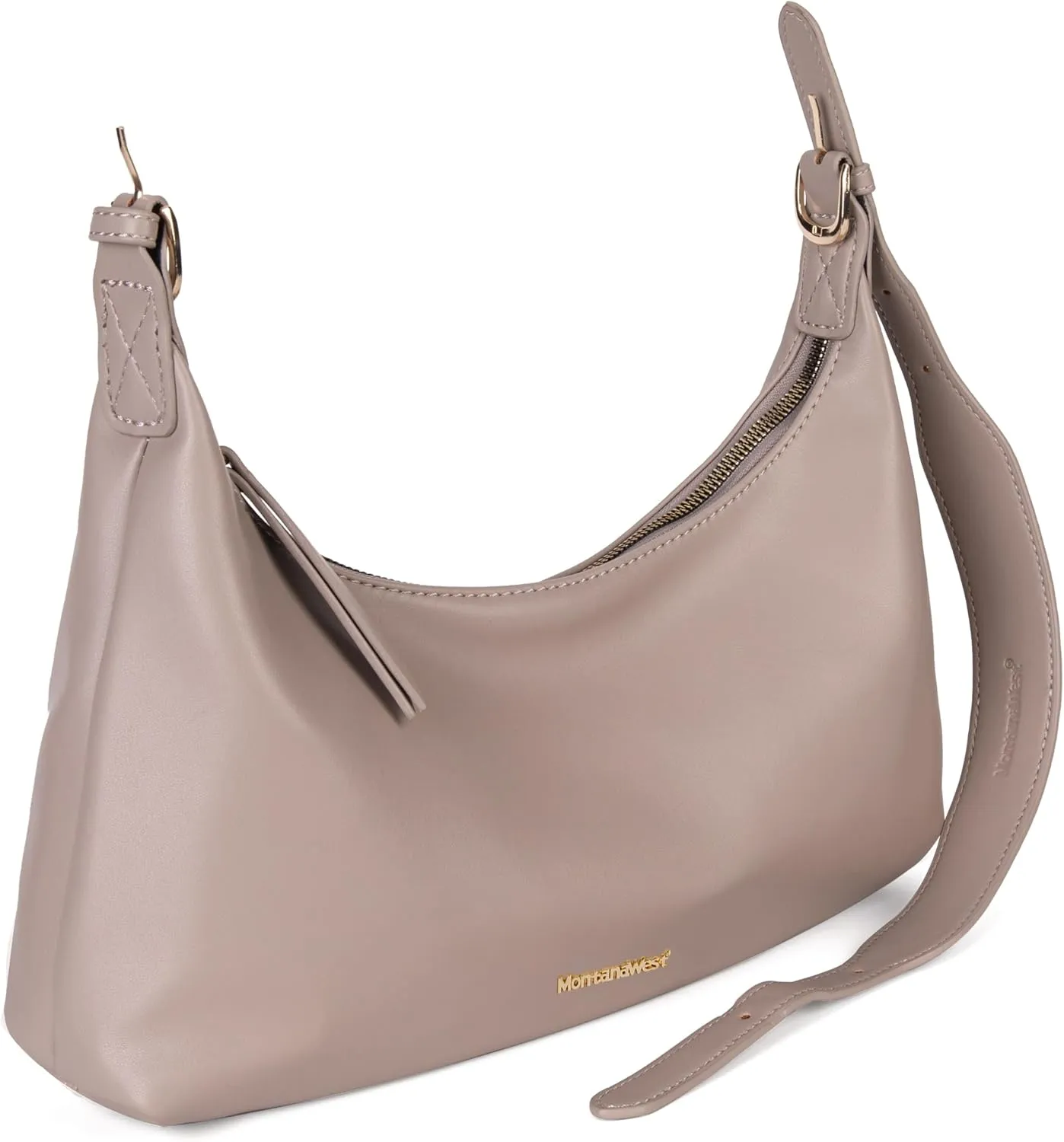 Montana West MEDIUM Shoulder Purses for Women Crescent Hobo Bags Trendy Purses