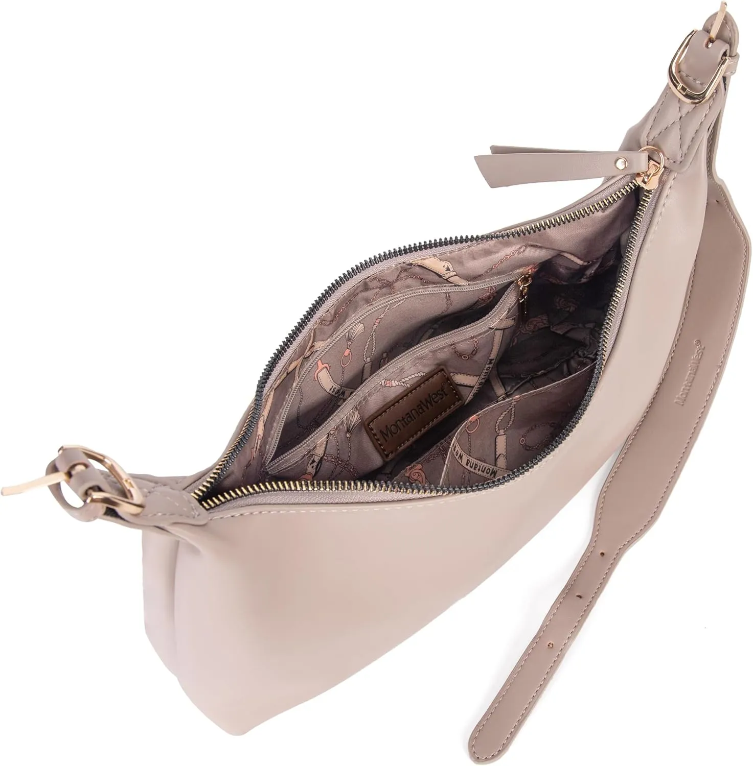 Montana West MEDIUM Shoulder Purses for Women Crescent Hobo Bags Trendy Purses