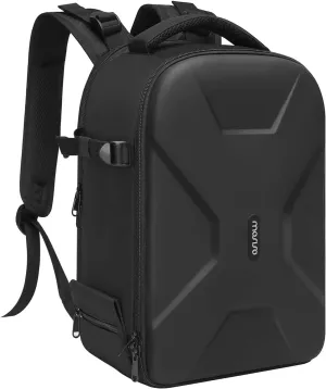 MOSISO Camera Backpack,DSLR/SLR/Mirrorless Photography Camera Bag Full Open Waterproof Hardshell Bag with Insert&Tripod Holder&Laptop Compartment Compatible with Canon/Nikon/Sony, Black