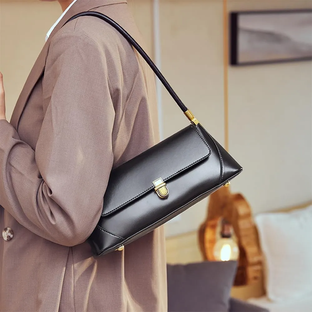 Mother's Day Gift Retro Small Leather Shoulder Bag for Women Crossbody Purse, Classic Handbag, Y2K Purses for Women Vintage