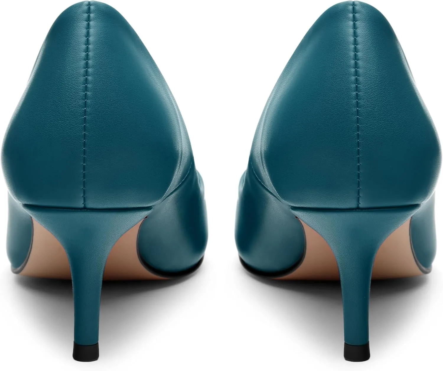 MOVINSTEPS Closed Pointed Toe Low Heels Pumps for Women Comfortable Classic Wedding Business Dressy Shoes 2.5 Inch