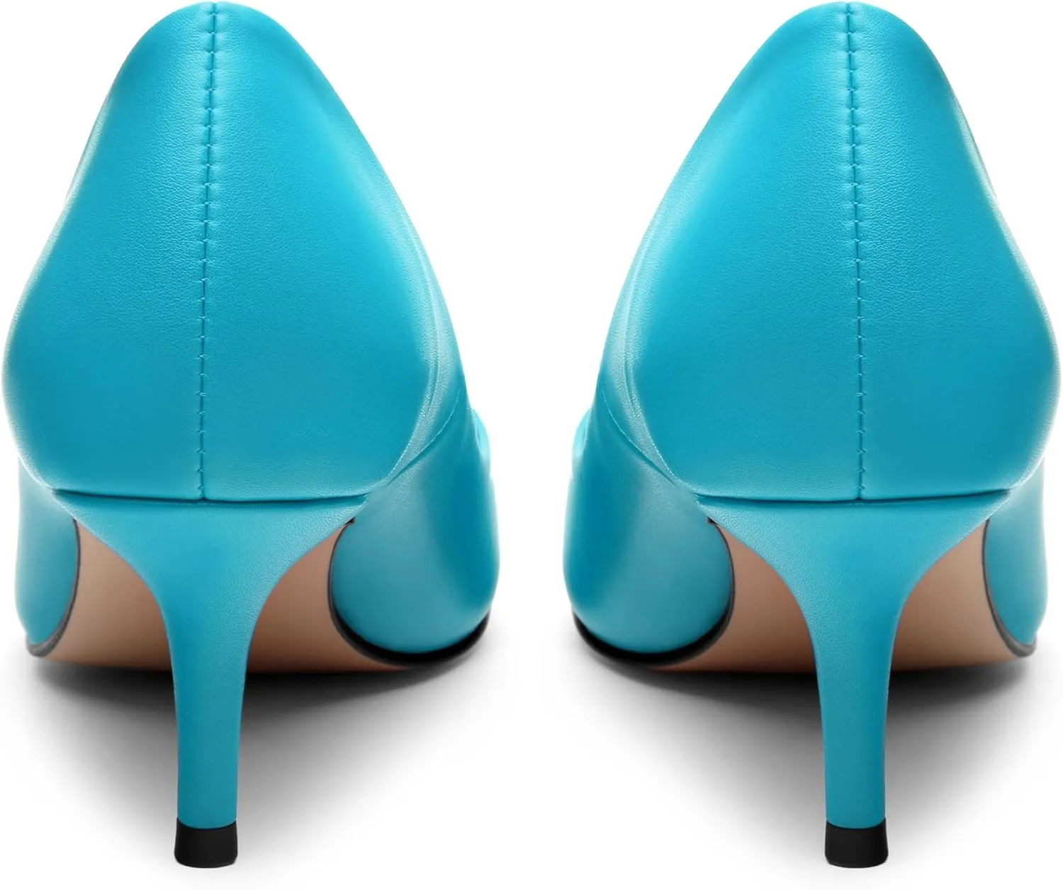 MOVINSTEPS Closed Pointed Toe Low Heels Pumps for Women Comfortable Classic Wedding Business Dressy Shoes 2.5 Inch