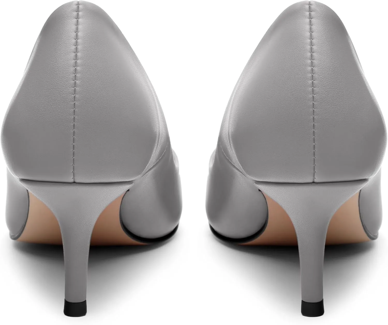 MOVINSTEPS Closed Pointed Toe Low Heels Pumps for Women Comfortable Classic Wedding Business Dressy Shoes 2.5 Inch