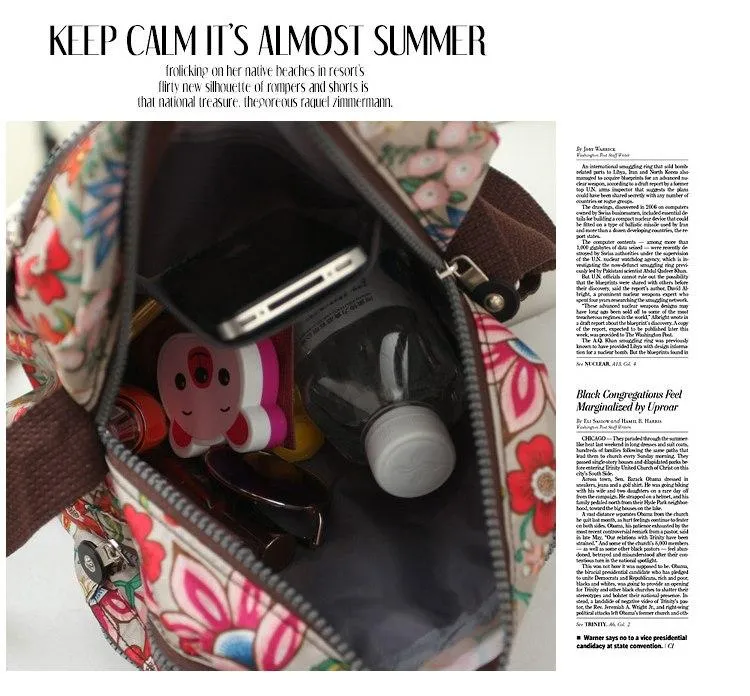 Multi-pocket Portable Baby Diaper Mummy Bag