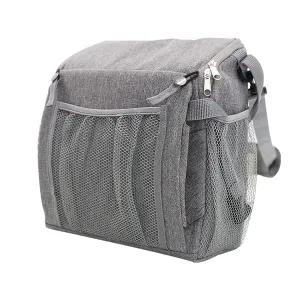 Multi-Use 3-in-1 Portable Travel Booster Seat and Bag - Travel Diaper Bag and Portable Booster Seat - Travel Bag with Padded Shoulder Strap