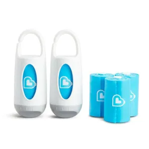 Munchkin Change and Toss Diaper Bag Dispenser - with 5 diaper bag rolls