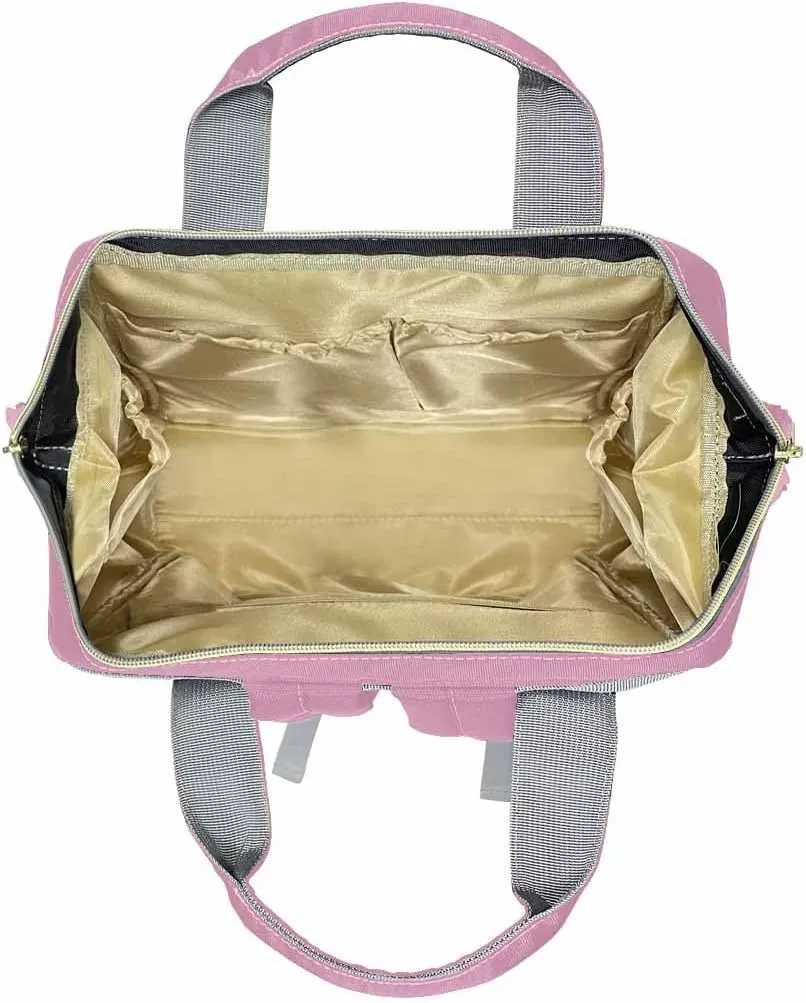 MyPupSocks Personalized Butterfly Diaper Bag, Custom Butterfly Diaper Bag for Baby Girl Mummy Nursing Baby Casual Travel Daypack Fashion Shoulder Bag for Travel Shopping Mom Girl Gifts