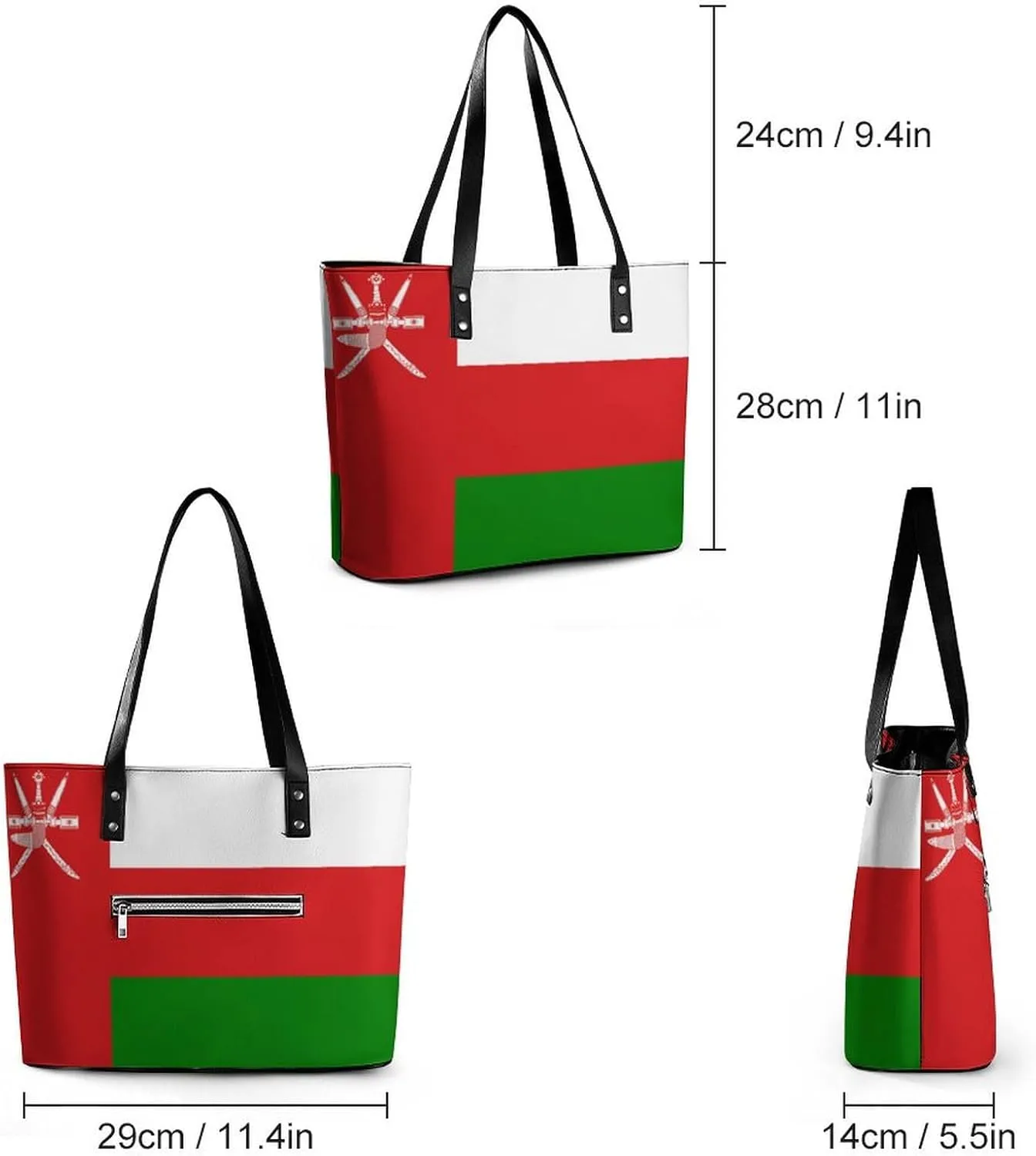 Namibia Flag Leather Tote Handbag for Women Spacious Work Bag Stylish Hobo Purse