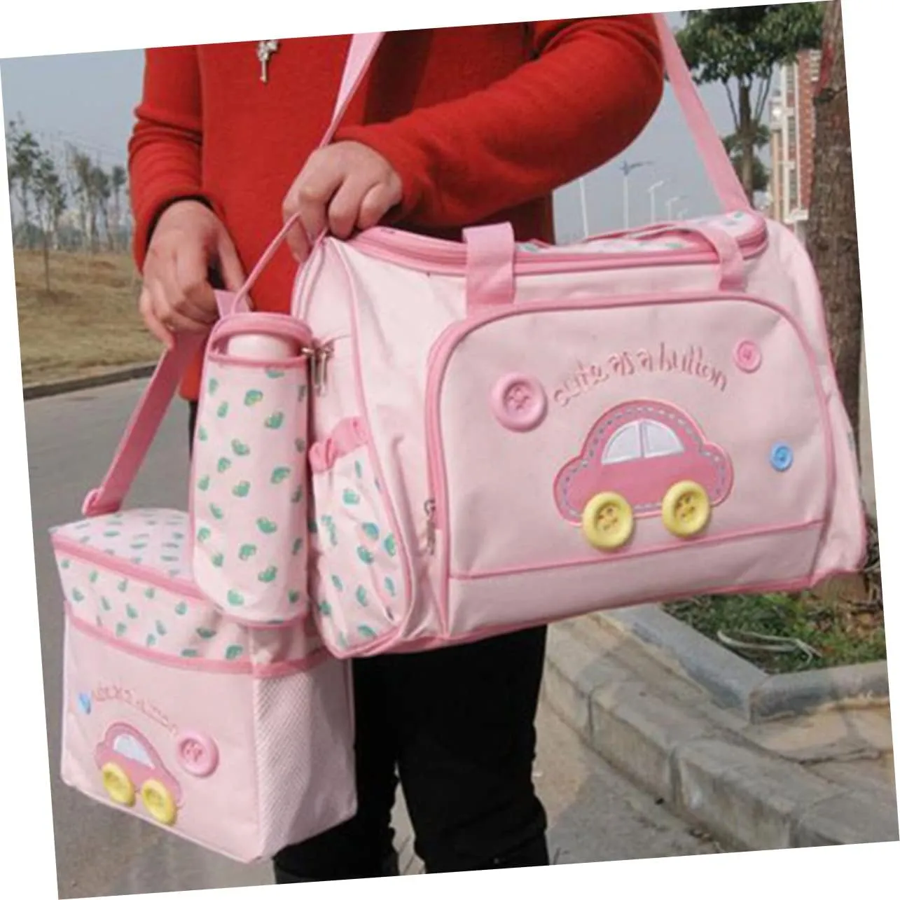 Nappy Bag Backpack Mummy Bag Nursery Bag Mummy Changing Bag Handbag Diaper Bag Purse Changing Bag