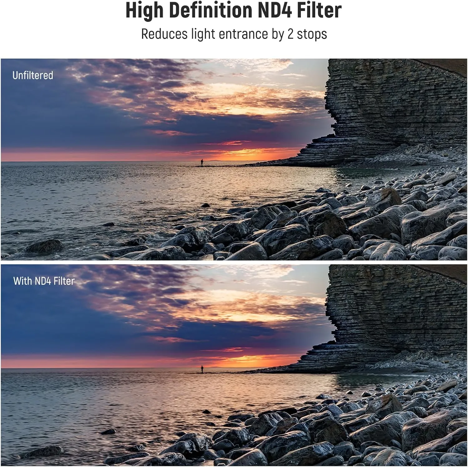 NEEWER 67mm UV/CPL/ND Lens Filter Kit with Hard Shell Storage Case, Multicoated Optical Glass & Aluminum Alloy Frame, UV   Circular Polarizer (CPL)   Neutral Density (ND4) Filter for 67mm Camera Lens