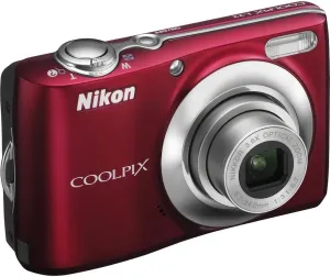Nikon Coolpix L22 12.0MP Digital Camera with 3.6x Optical Zoom and 3.0-Inch LCD (Red-primary)