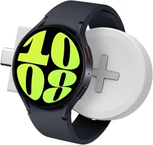 Nillkin for Samsung Galaxy Watch 7 Ultra Charger, for Samsung Galaxy Watch 6/6 Classic/5 Pro/5/4/4 Classic/3, Active 2,Portable Magnetic Charger,Type C Connector Design,Travel-Friendly