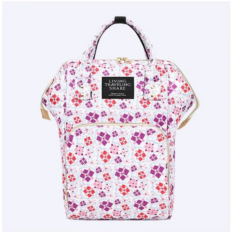 Nylon Large Capacity Waterproof Diaper Bags