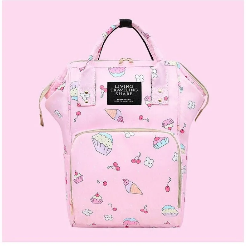 Nylon Large Capacity Waterproof Diaper Bags
