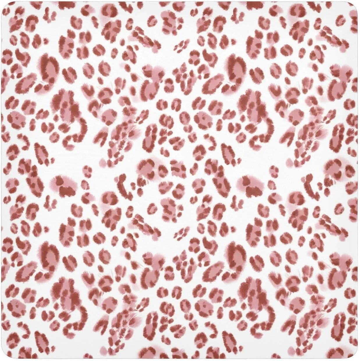 ODAWA Abstract Leopard Print 21.7"x21.7" Self-adhesive Cloth Protective Camera Lens Wrap, Lens Protector for Camera