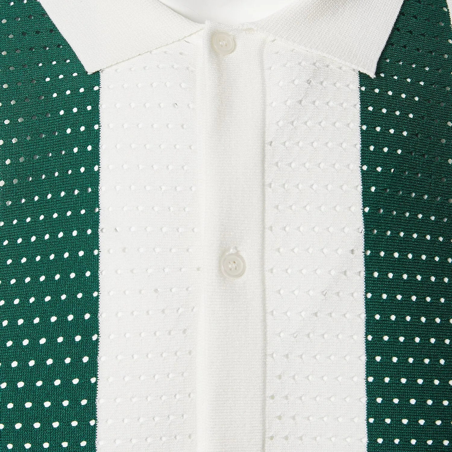 Open Collar Knitted Polo Shirts