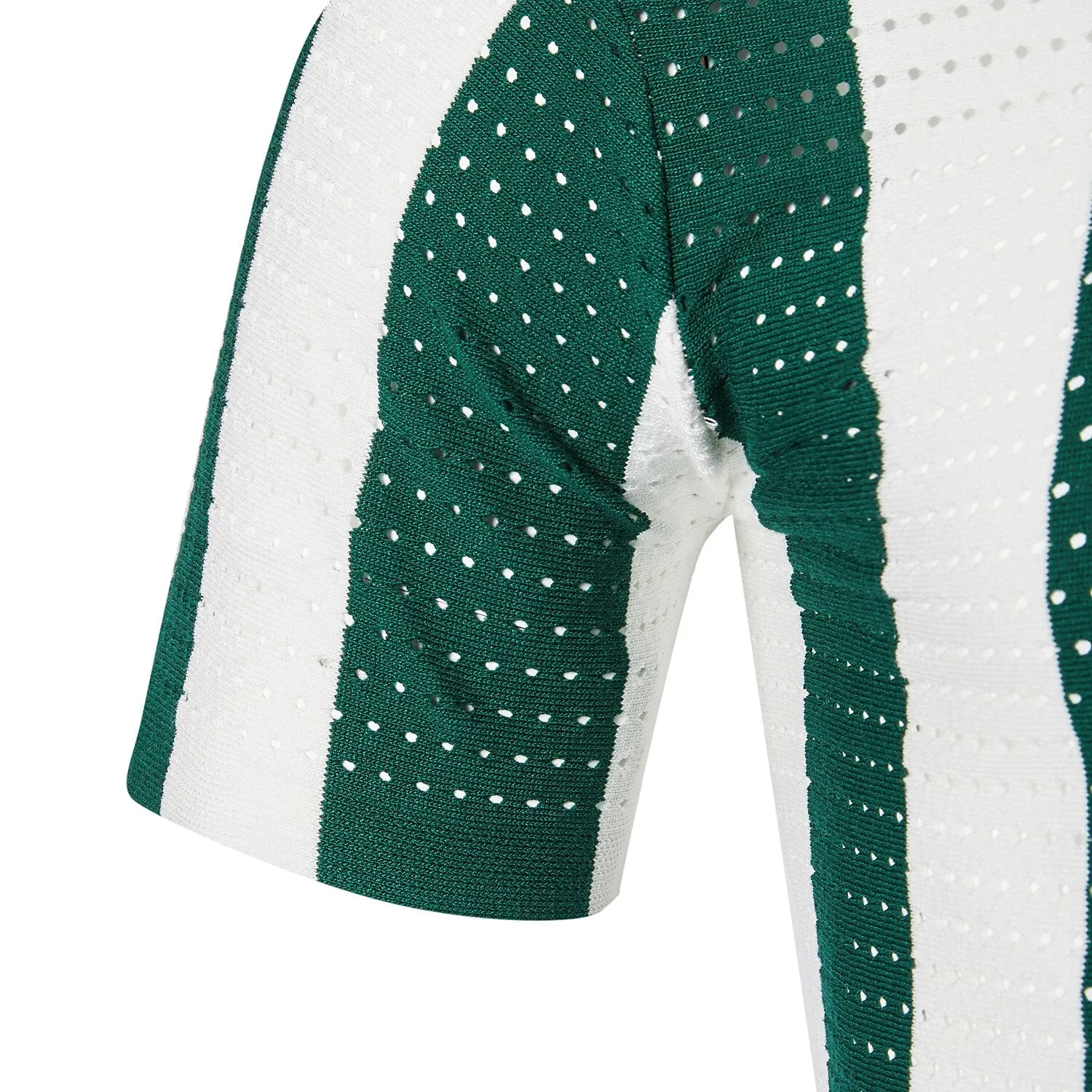 Open Collar Knitted Polo Shirts