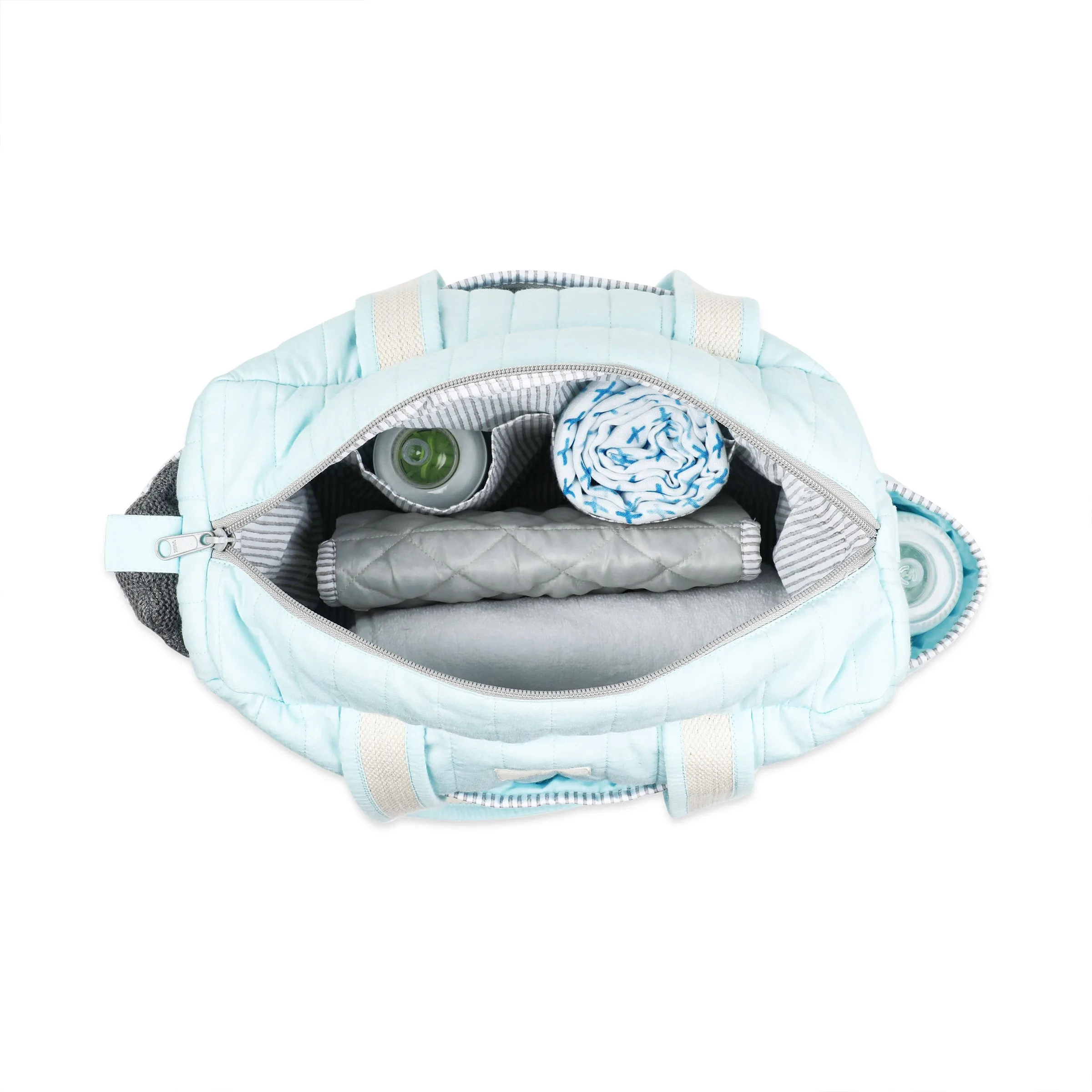 Organic Cotton Changing Bag – Sky
