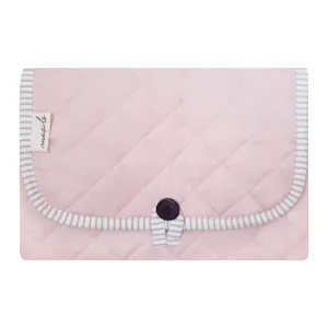 Organic Cotton Travel Changing Mat – Pink