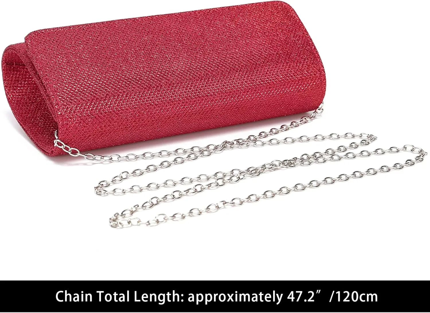 Outrip Women's Evening Bag Clutch Purse Glitter Party Wedding Handbag with Chain