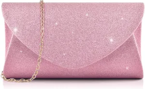 PACETAP Clutch Purses for Women, Handbags with Chain for Women Formal, Evening Bag for Wedding Party Cocktail Prom Dinner
