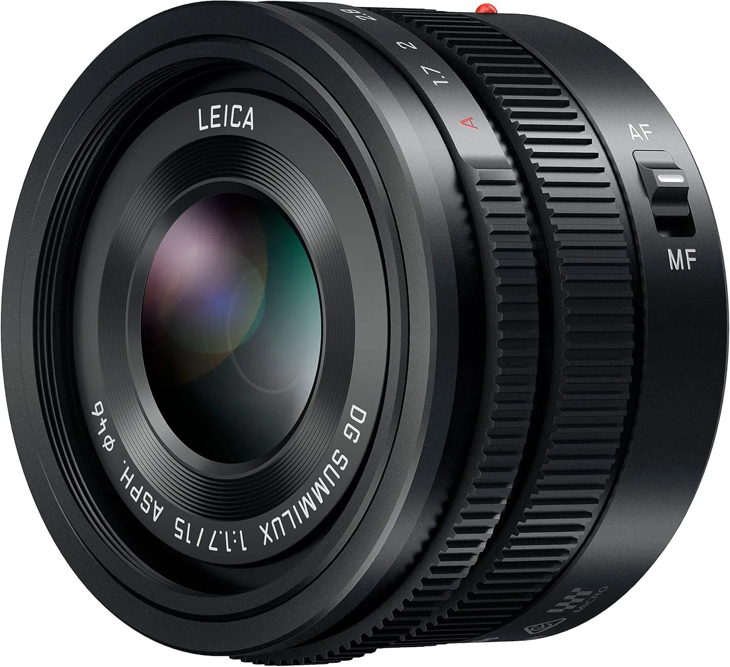 Panasonic H-X015-K Monofocal Wide Angle Lens for Micro Four Thirds Leica DG SUMMILUX 15mm/F1.7 ASPH. Black