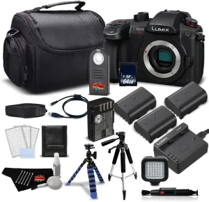 Panasonic Lumix DC-GH5S Mirrorless Micro Four Thirds Digital Camera DC-GH5S- Platinum Plus Level Bundle- International Version