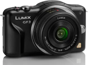 Panasonic Lumix DMC-GF3 12 MP Micro 4/3 Mirrorless Digital Camera with 3-Inch Touchscreen LD and 14-42mm Zoom Lens (Renewed)