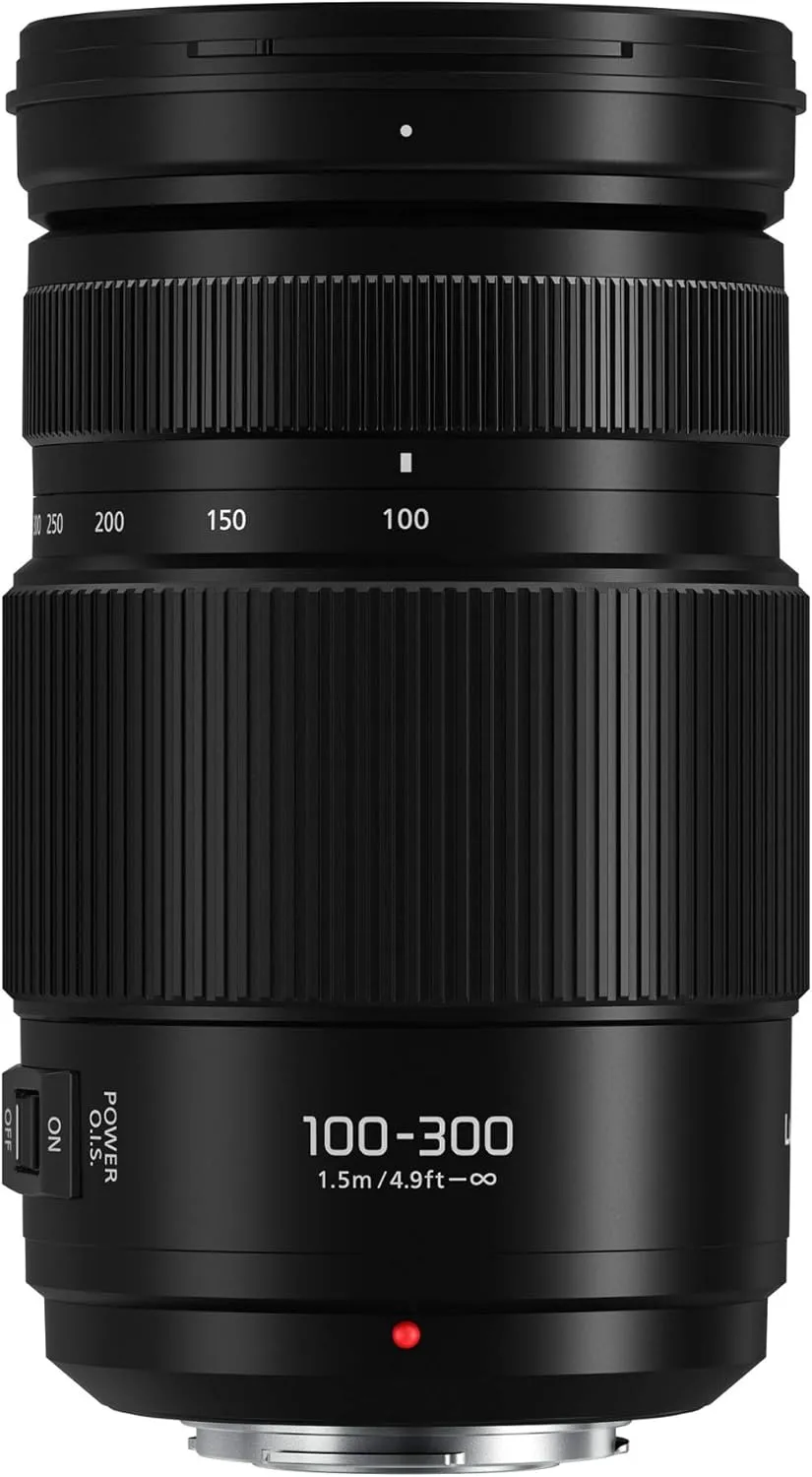 Panasonic LUMIX G II Vario Lens, 100-300MM, MIRRORLESS Micro Four Thirds, Power O.I.S, H-FSA100300 (USA Black)