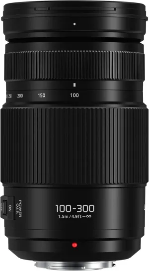 Panasonic LUMIX G II Vario Lens, 100-300MM, MIRRORLESS Micro Four Thirds, Power O.I.S, H-FSA100300 (USA Black)