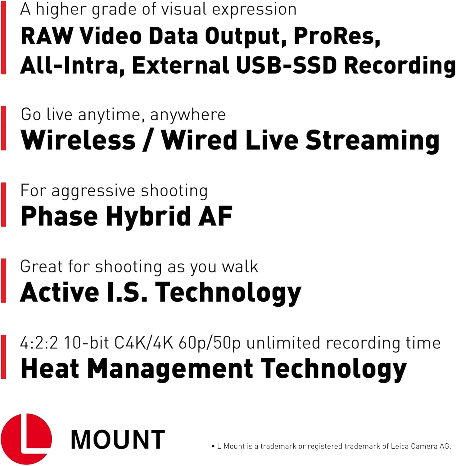 Panasonic LUMIX S5IIX Mirrorless Camera, 24.2MP Full Frame with Phase Hybrid AF, Unlimited 4:2:2 10-bit Recording, 5.8K Pro-Res, RAW Over HDMI, IP Streaming with 20-60mm F3.5-5.6 Lens - DC-S5M2XKK