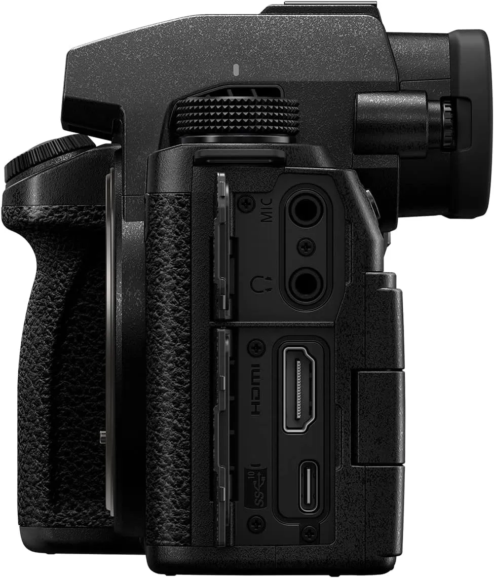 Panasonic LUMIX S5IIX Mirrorless Camera, 24.2MP Full Frame with Phase Hybrid AF, Unlimited 4:2:2 10-bit Recording, 5.8K Pro-Res, RAW Over HDMI, IP Streaming with 20-60mm F3.5-5.6 Lens - DC-S5M2XKK