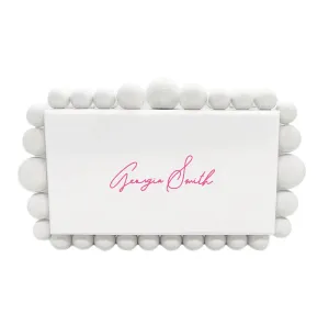 Pass the Bubbles | Personalized Acrylic Clutch