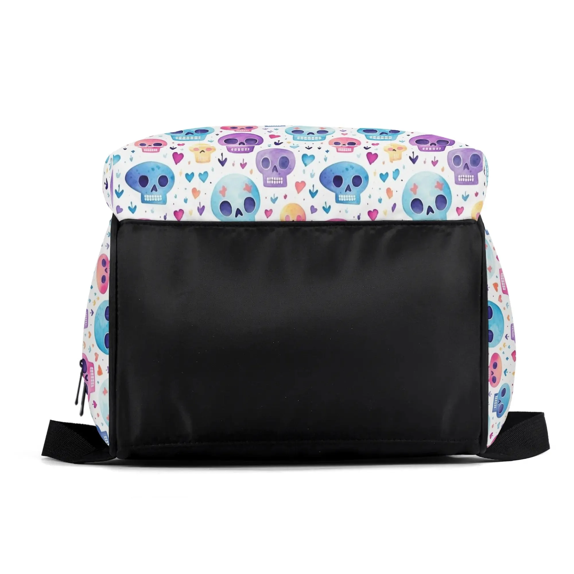 Pastel Skulls Large Capacity Diaper Bag Mummy Backpack Nursing Bag