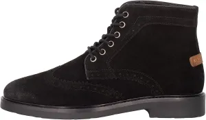 PATTEN Men's Classic Brogue Ankle Boots