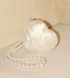 Pearl Heart Bag