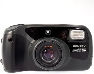 Pentax IQ Zoom 90WR Weather Resistant Compact 35mm P&S Film Camera (Renewed)