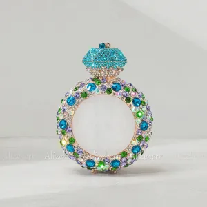 Perfume Bottle Crystal Clutch