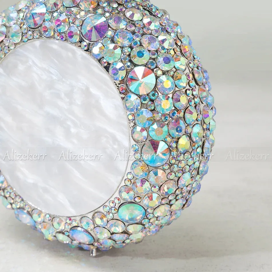Perfume Bottle Crystal Clutch