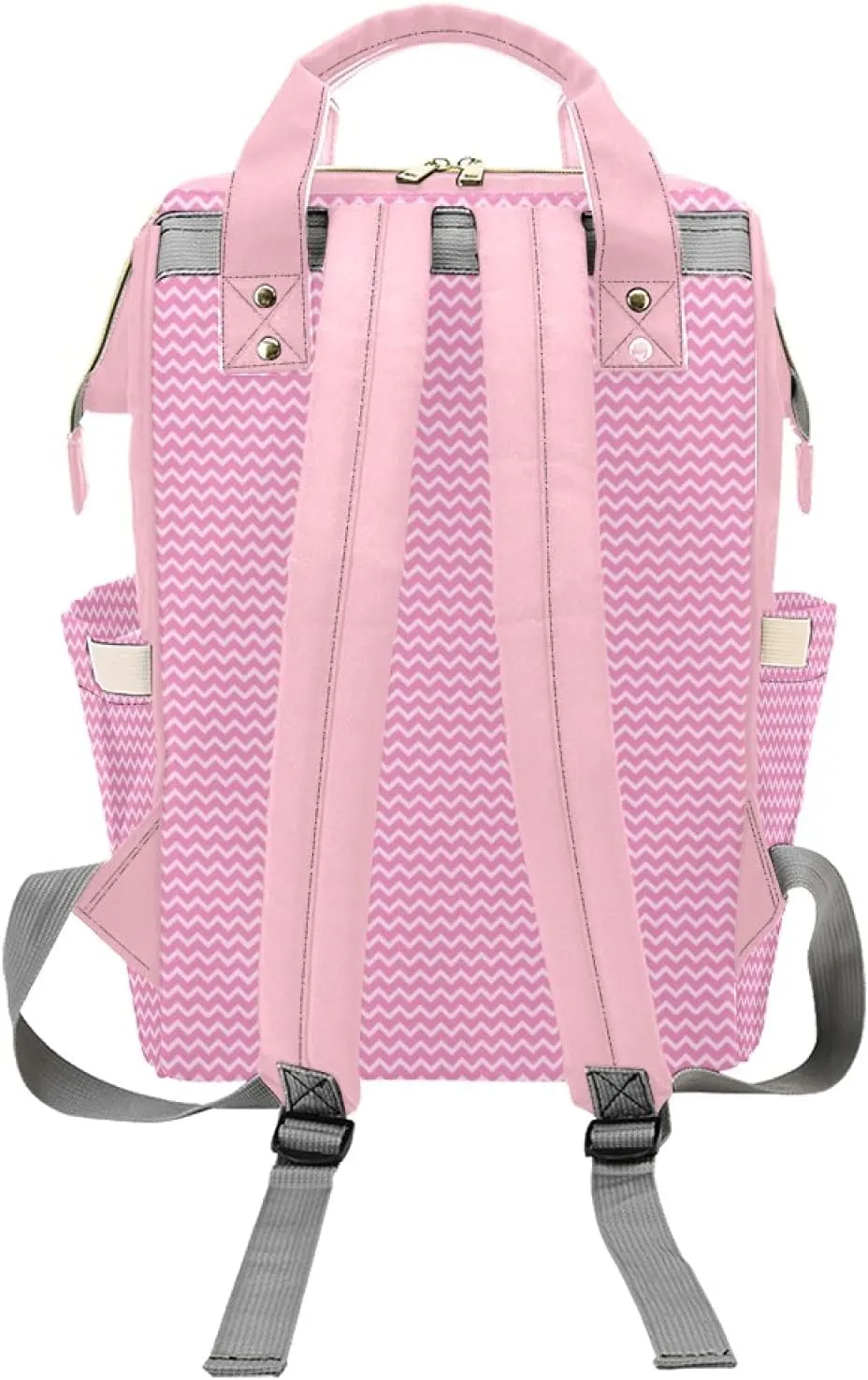 Personalized Cute Elephant Diaper Bag with Name, Customized Name Nappy Backpack for Mom, Custom Baby Daycare Bag Handbag Shoulder Bag for Newborn Girls Infants
