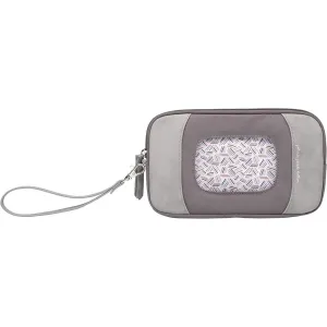 Petunia Pickle Bottom At-the-Ready Wipes Wristlet Case - Pewter