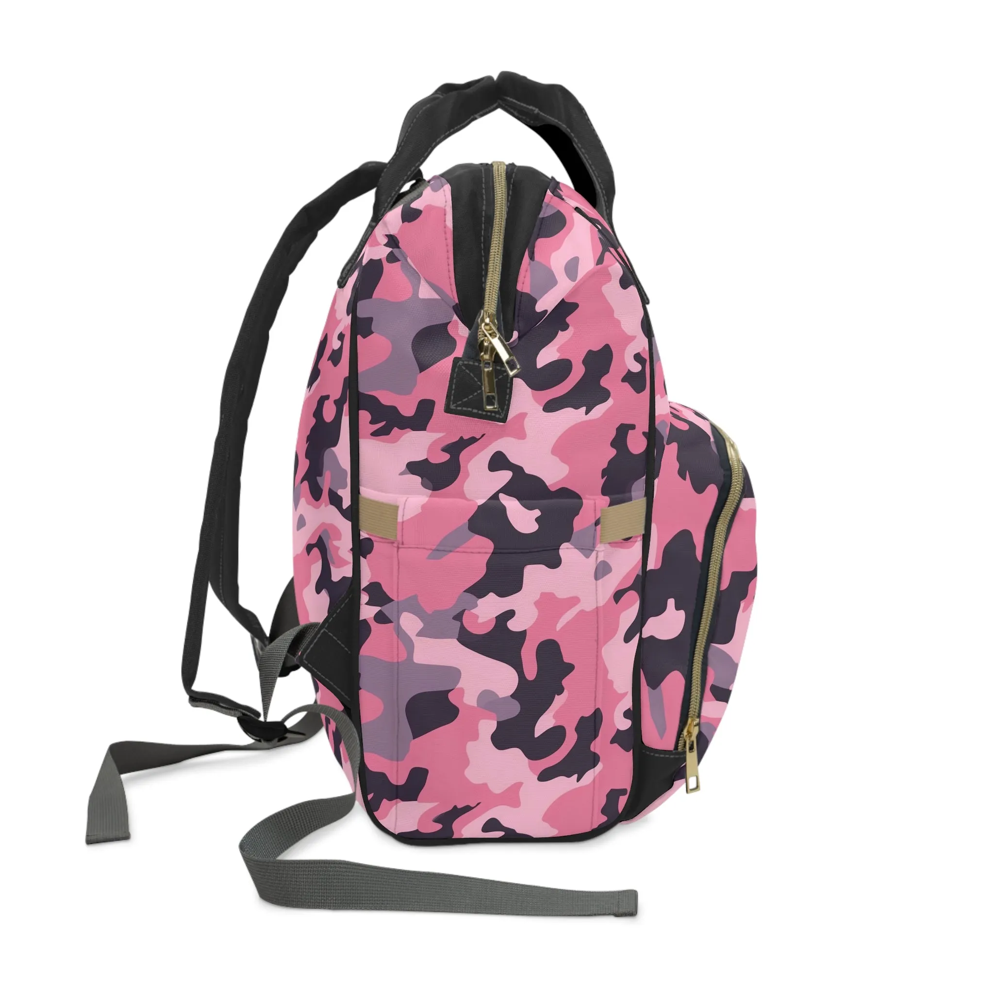 Pink Camo Diaper Backpack
