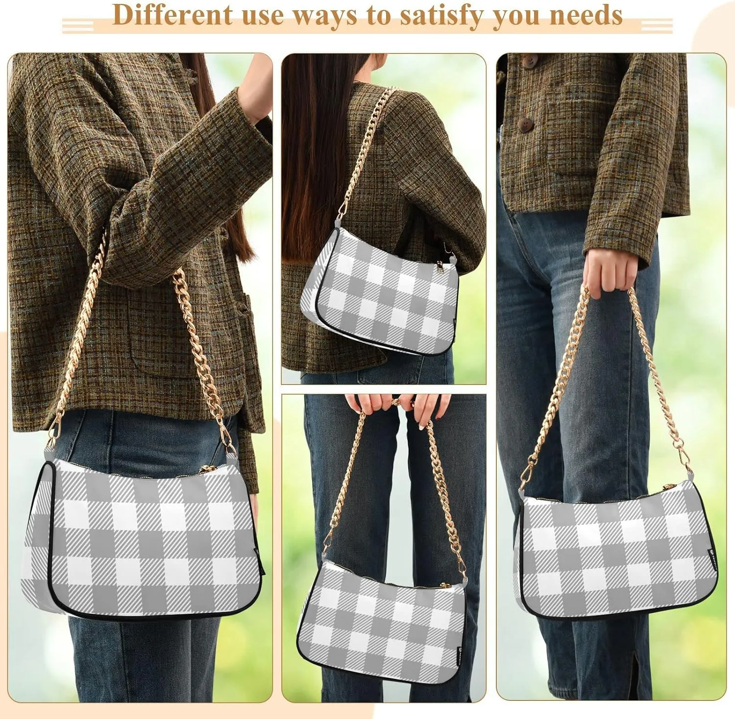 Polka Dot Red Shoulder Bag for Women Small Purse Chain Clutch Mini Purse with Chain Strap for Women Girlfriend