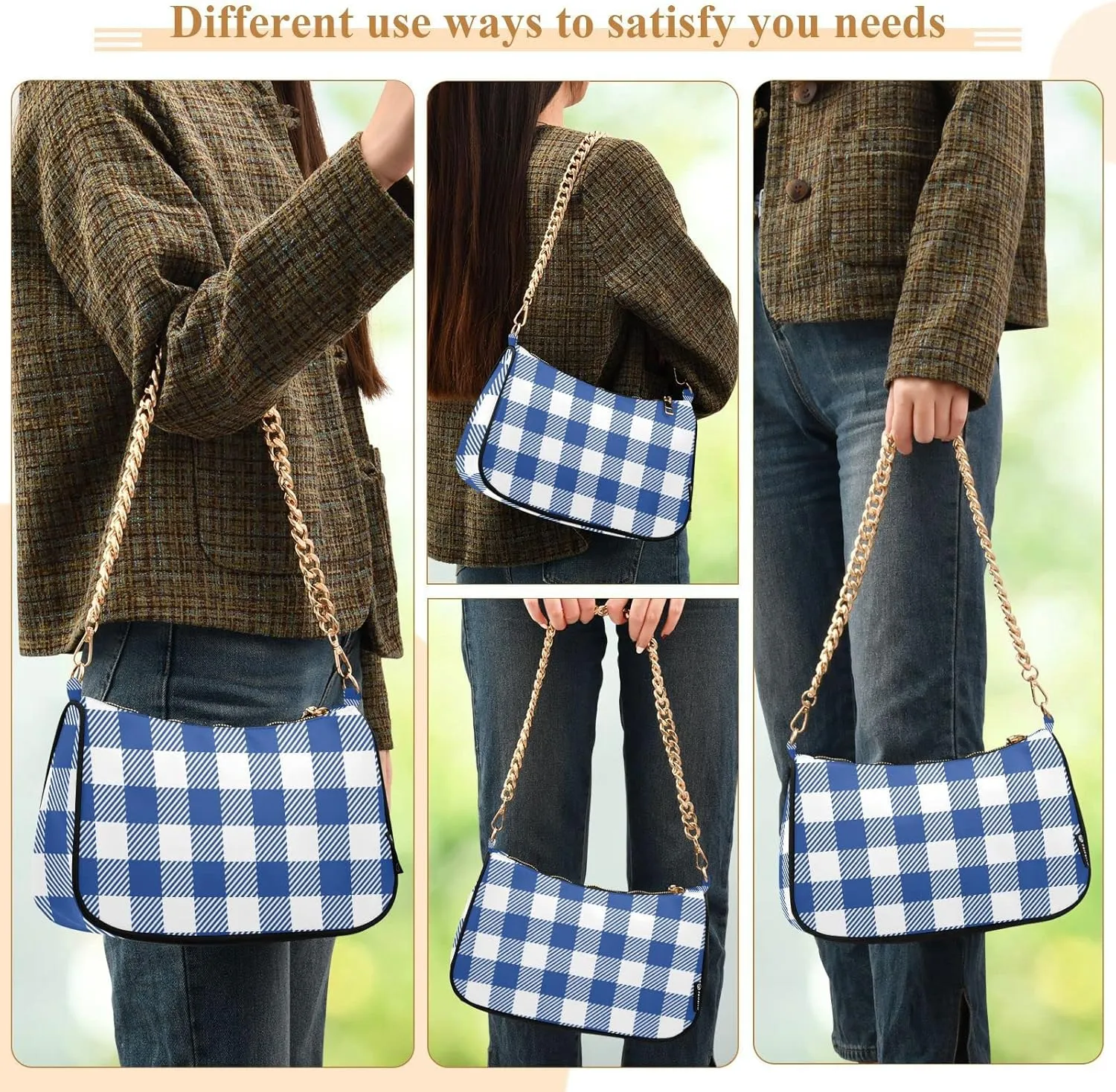 Polka Dot Red Shoulder Bag for Women Small Purse Chain Clutch Mini Purse with Chain Strap for Women Girlfriend