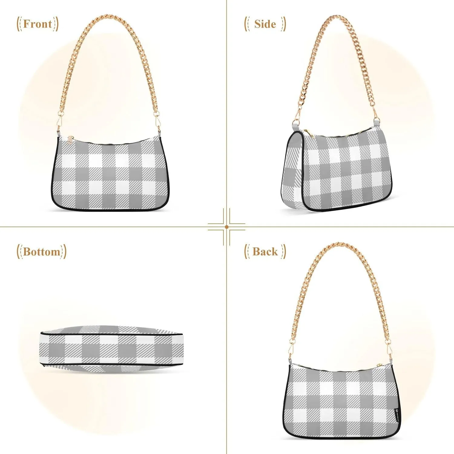 Polka Dot Red Shoulder Bag for Women Small Purse Chain Clutch Mini Purse with Chain Strap for Women Girlfriend